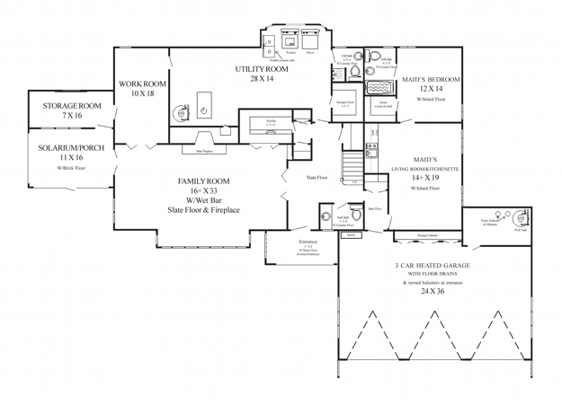floorplan for home on private lake in bloomfield hills michigan