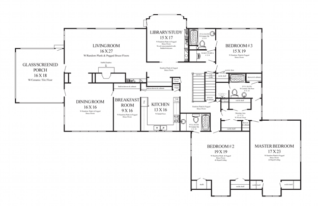 floorplan for home in bloomfield hills michigan